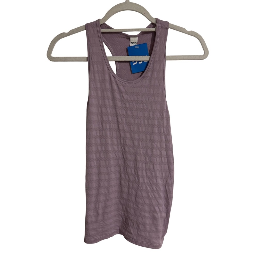 DSG Girls Movement Seamless Mesh Tank Top Aged Lavender Purple Size L 14 NEW‎